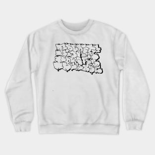 Graffiti Alphabet #7 black Crewneck Sweatshirt